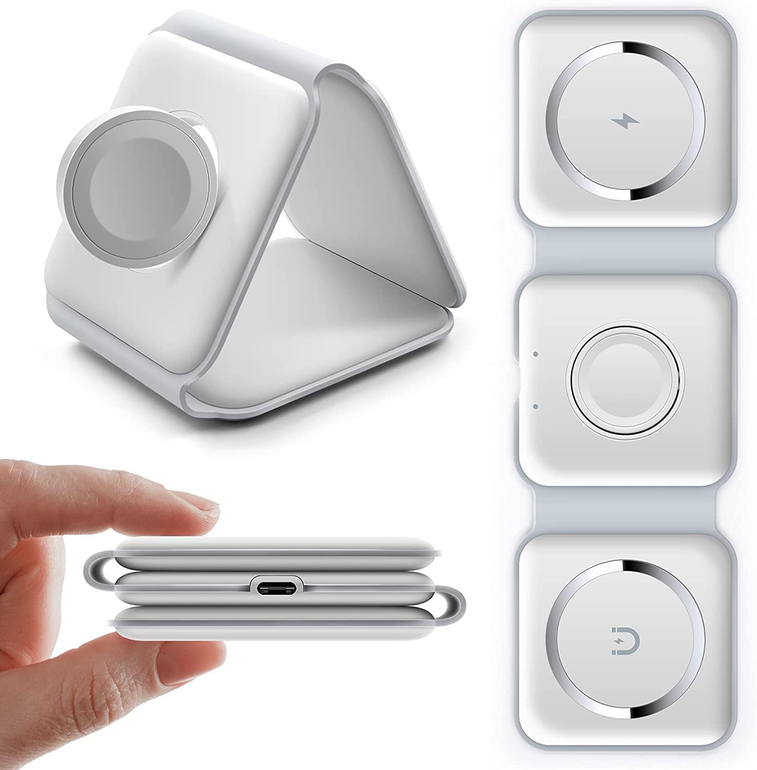 3 - in - 1 Wireless Charging Pad - GADGETGENE