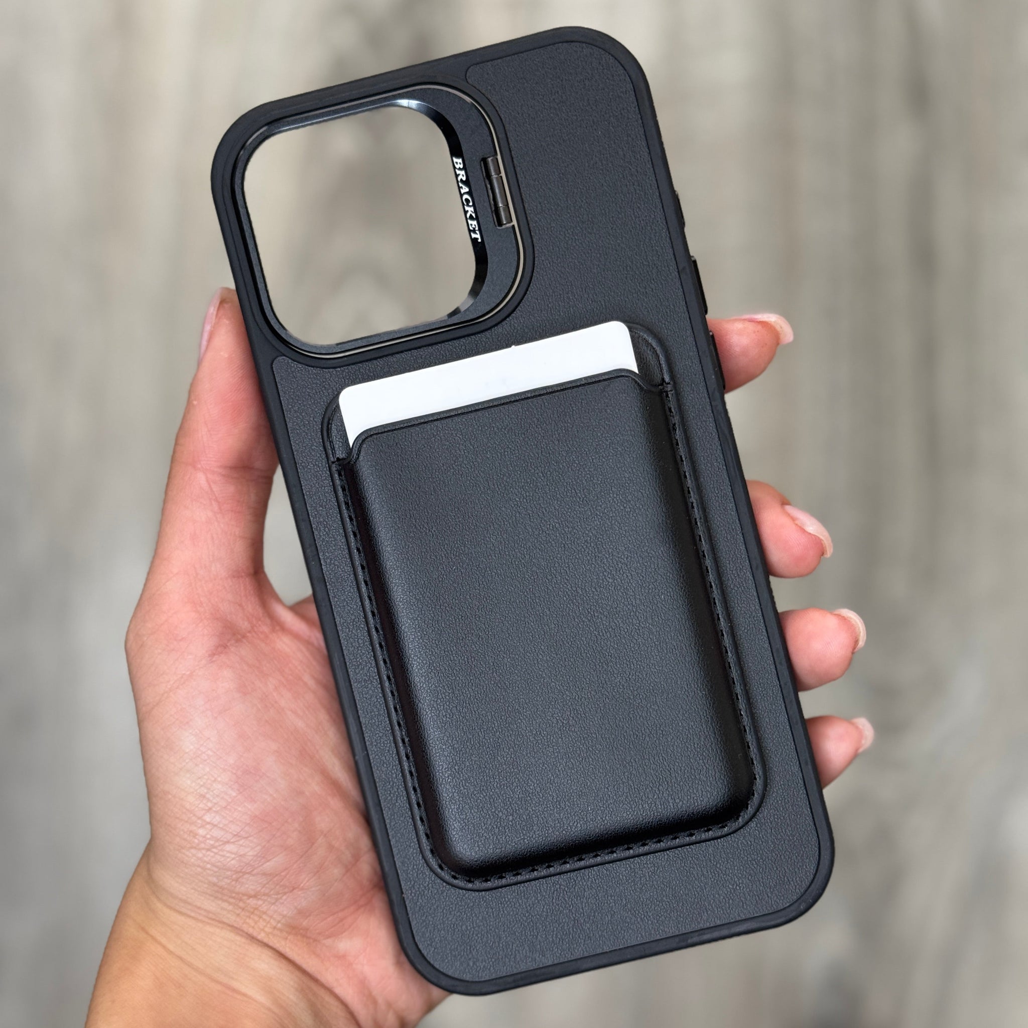 Black Card Holder Phone Case - GADGETGENE