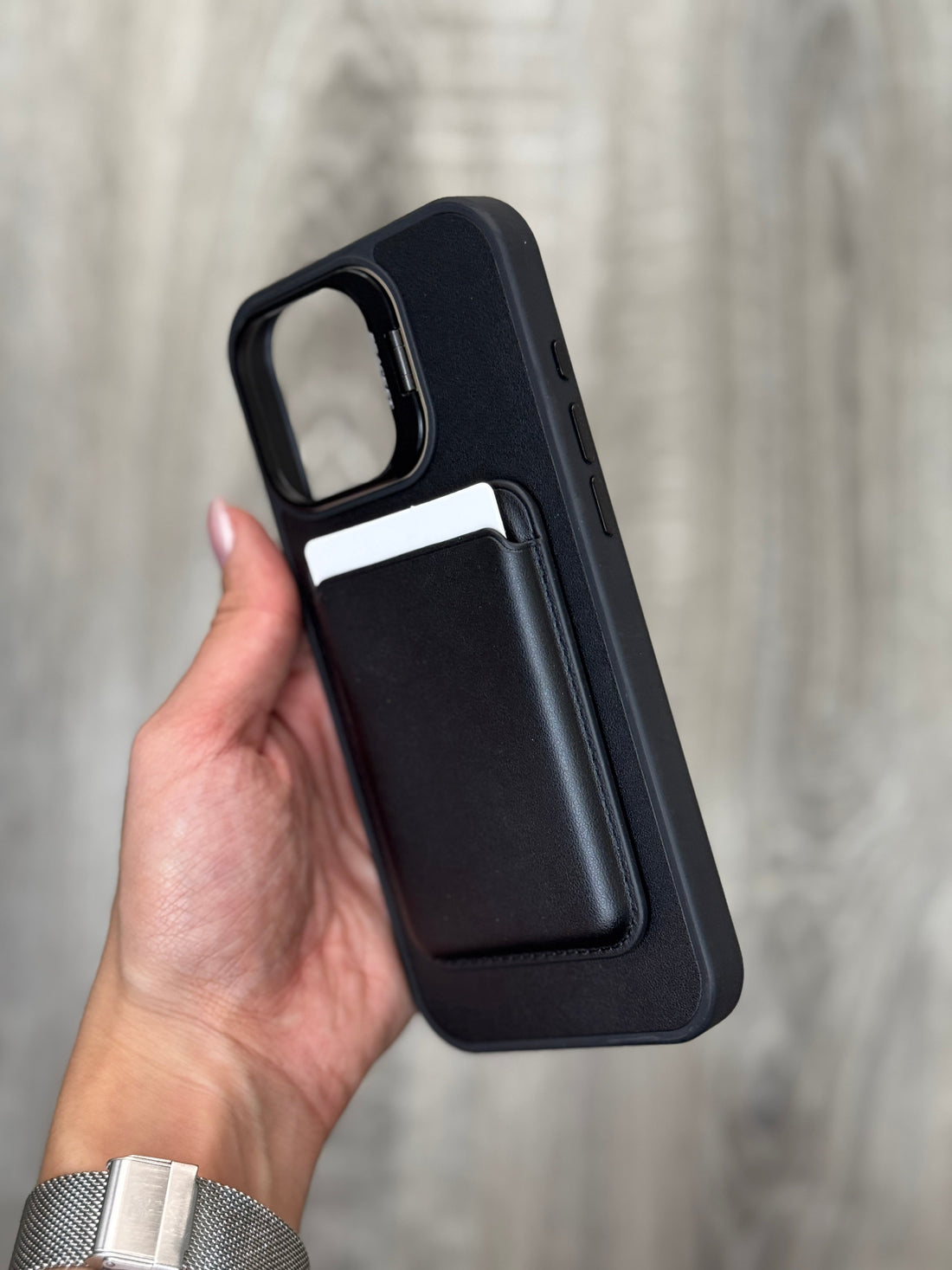 Black Card Holder Phone Case - GADGETGENE