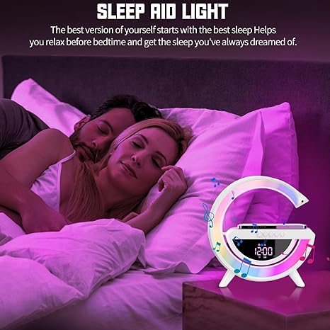 Digital Led Wireless Charger Speaker - GADGETGENE